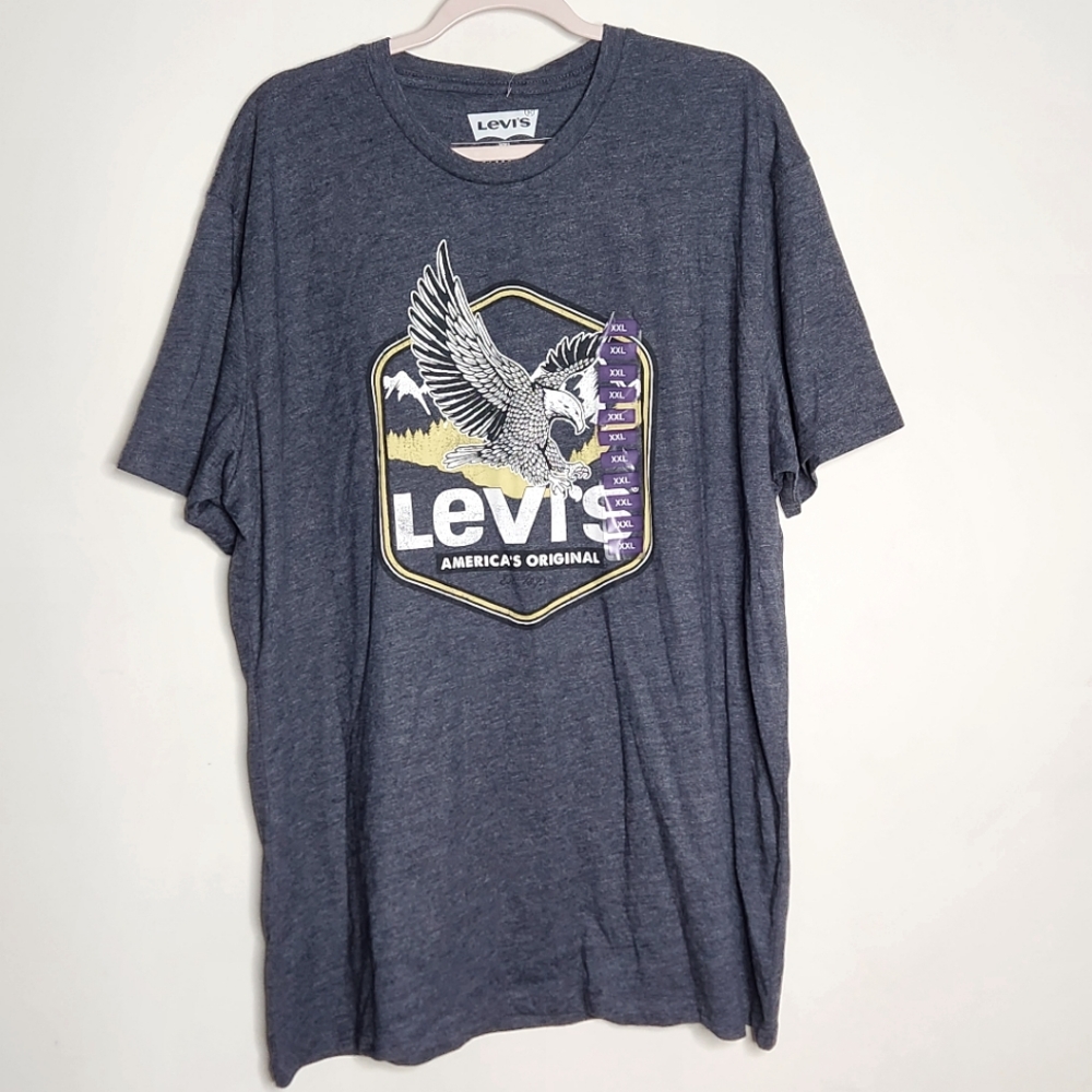 Levi Strauss Eagle Sunset Graphic T-Shirt